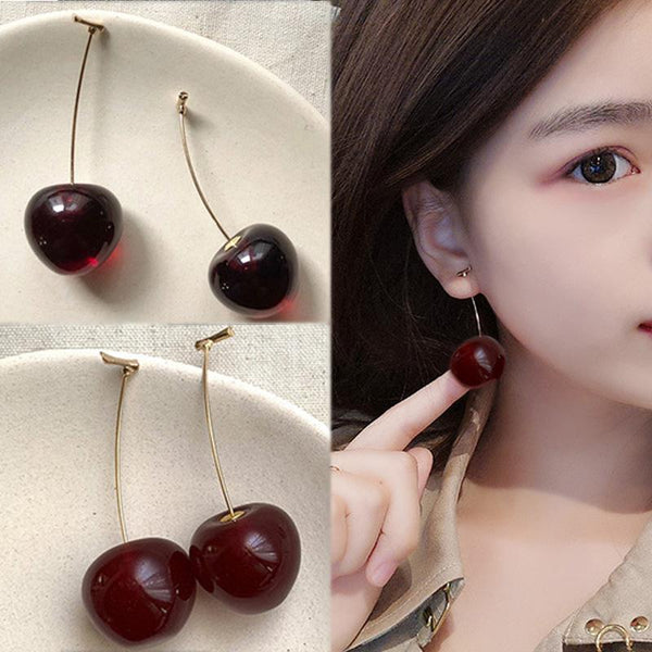 Girl Student Fruit 1Pair Earring Gift