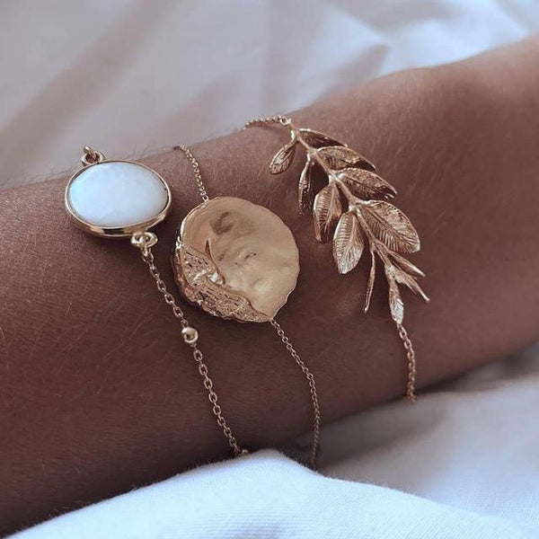 Crystal Marble Charm Bracelets