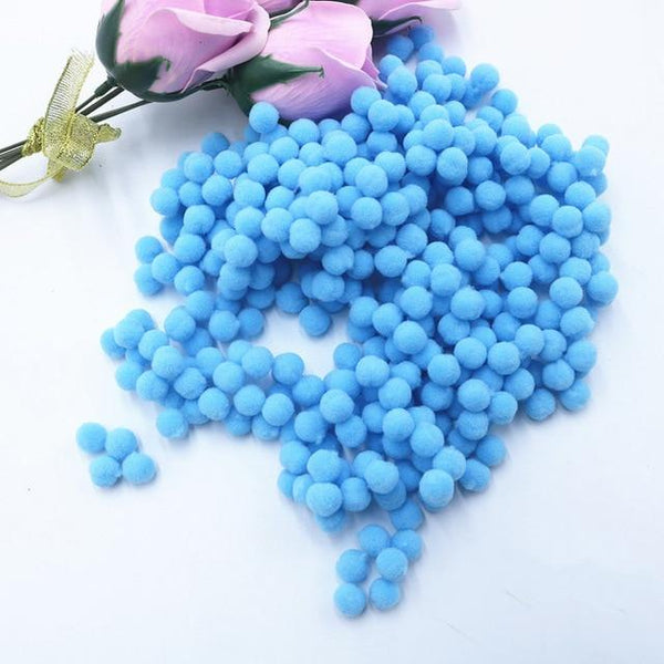 Soft Pompones Fluffy Plush Craft