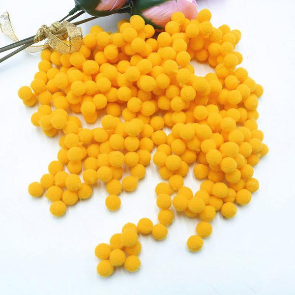 Soft Pompones Fluffy Plush Craft