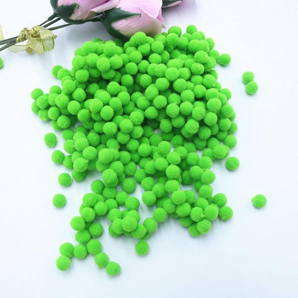 Soft Pompones Fluffy Plush Craft