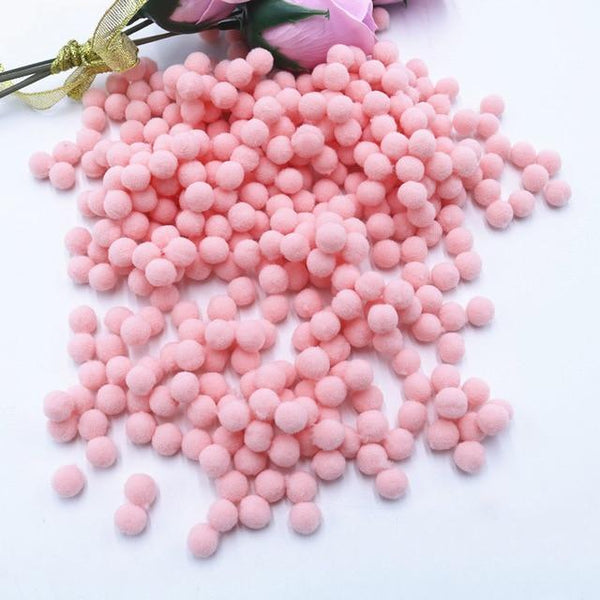 Soft Pompones Fluffy Plush Craft
