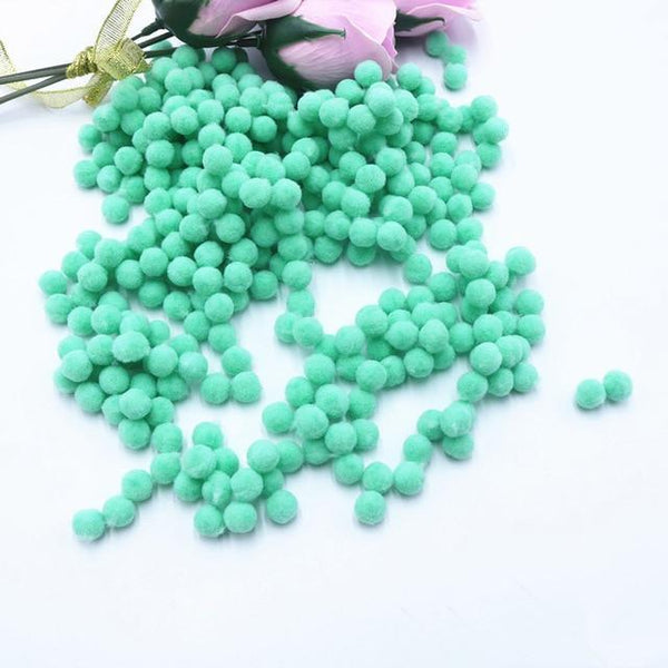 Soft Pompones Fluffy Plush Craft