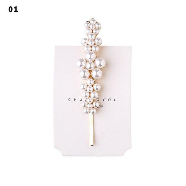 Hair Clips Crystal Metal