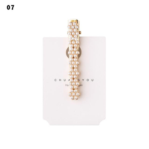 Hair Clips Crystal Metal