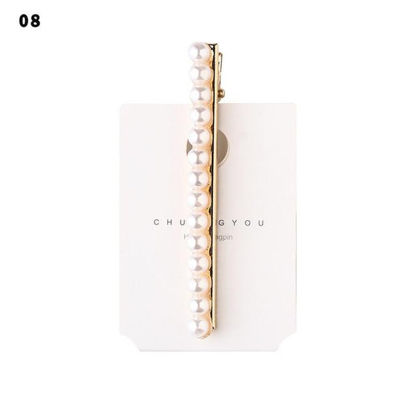 Hair Clips Crystal Metal