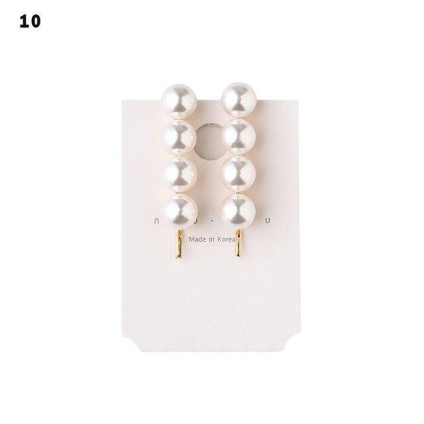 Hair Clips Crystal Metal