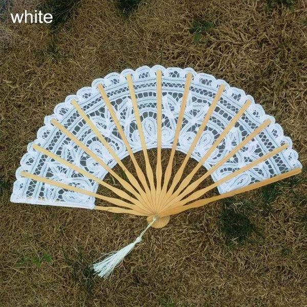 Party Wedding Prom Bamboo Fans