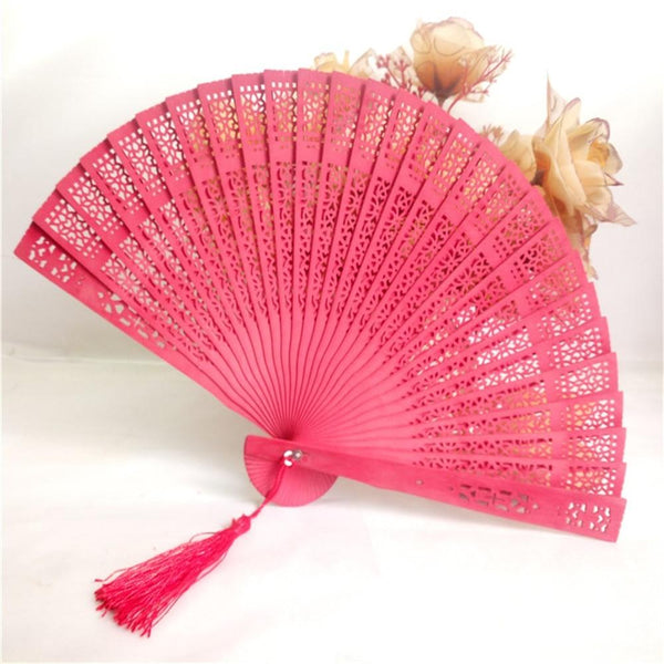Elegant Wedding Hand Fragrant Bamboo Fan