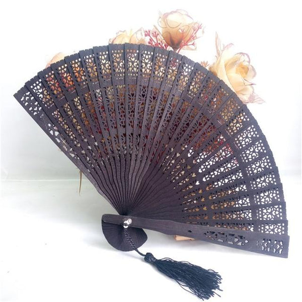 Elegant Wedding Hand Fragrant Bamboo Fan