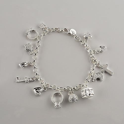 Silver Lovely Charm Bracelets
