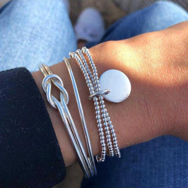 Crystal Marble Charm Bracelets