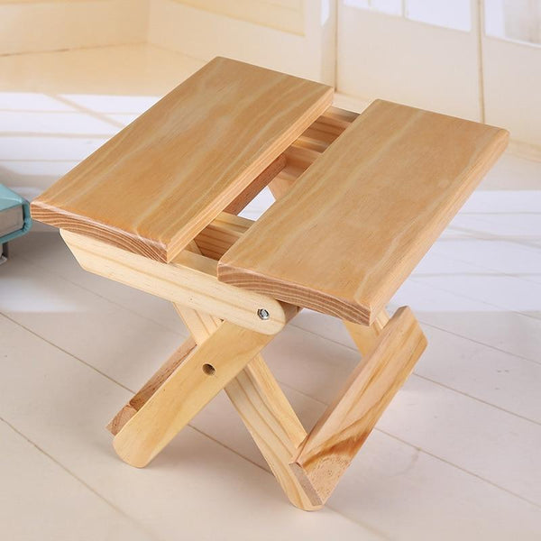 folding stool portable Wood bench