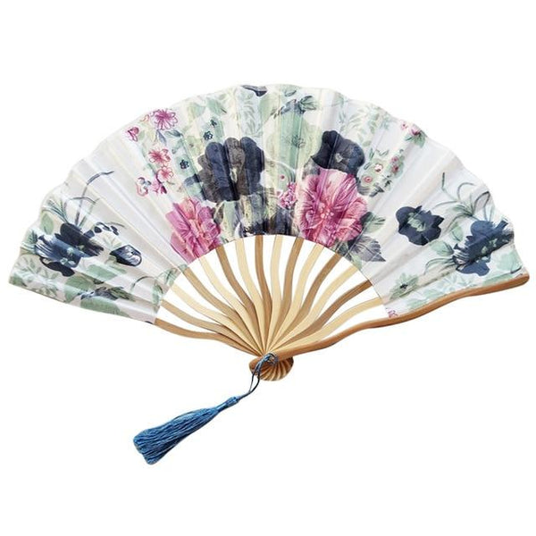 Hand Held Fans Silk Bamboo Fans