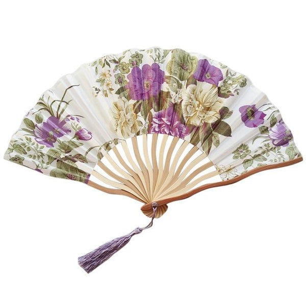 Hand Held Fans Silk Bamboo Fans