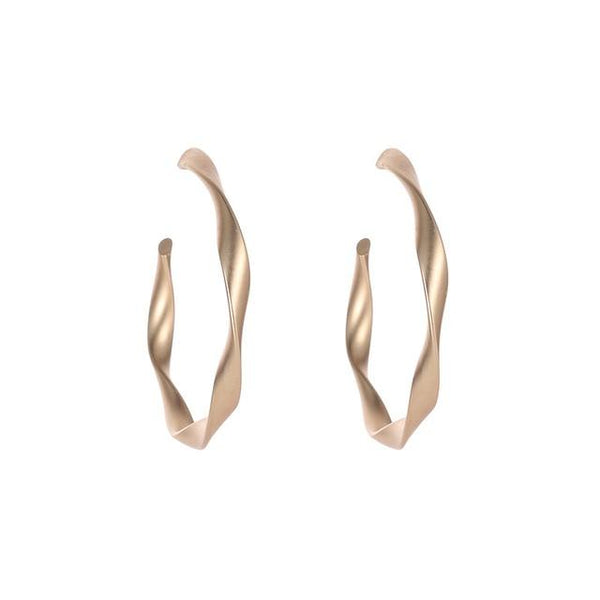 Women's Earring Glod Metal Geometric