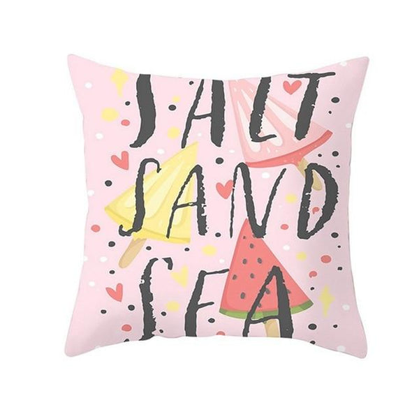 Strawberry Lemon Watermelon Pillow
