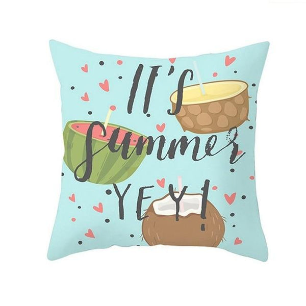Strawberry Lemon Watermelon Pillow