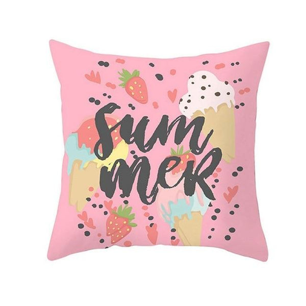Strawberry Lemon Watermelon Pillow