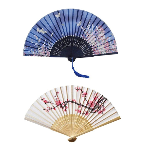 Hand Held Silk Folding Fans