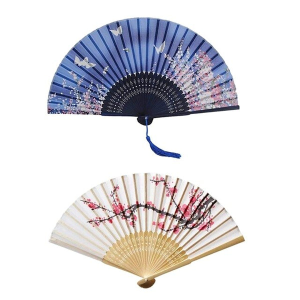 Hand Held Silk Folding Fans