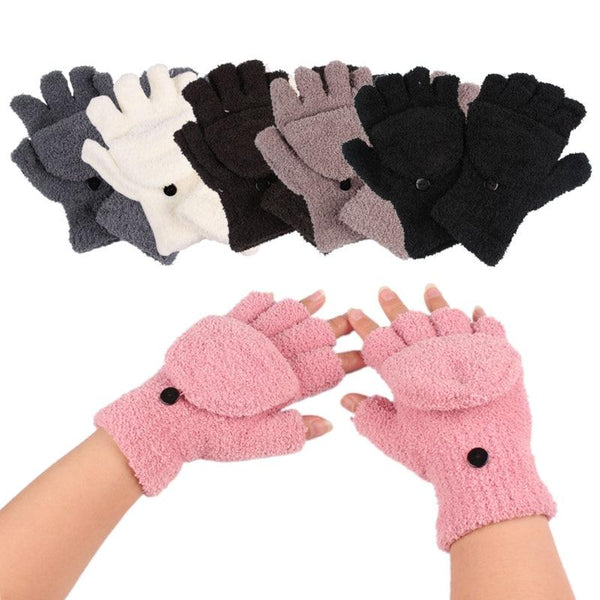 Winter Fingerless Gloves High