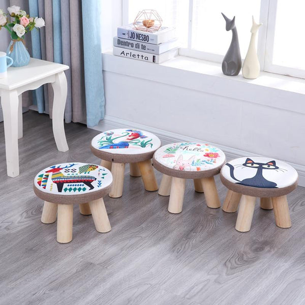 Small stool fashion domestic Wood bench