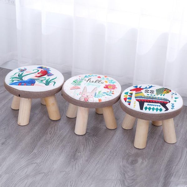 Small stool fashion domestic Wood bench