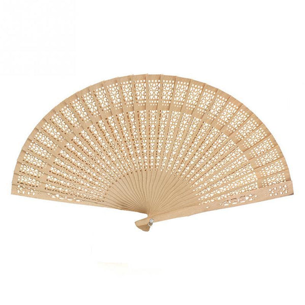 Original Wooden Hand Flower Bamboo Fan
