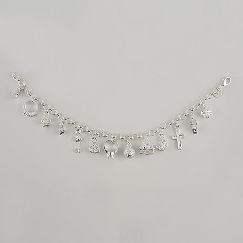 Silver Lovely Charm Bracelets