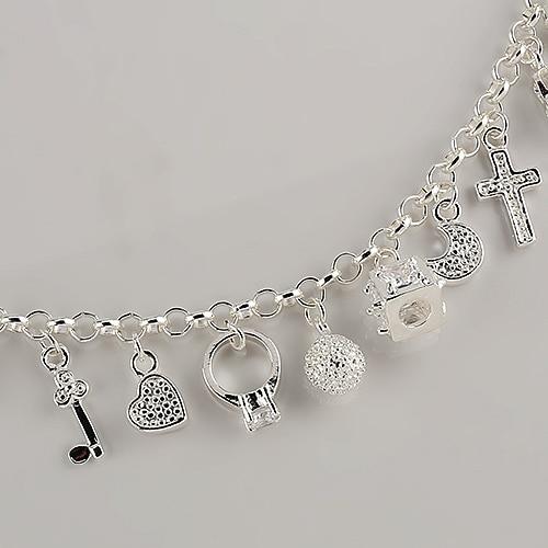 Silver Lovely Charm Bracelets
