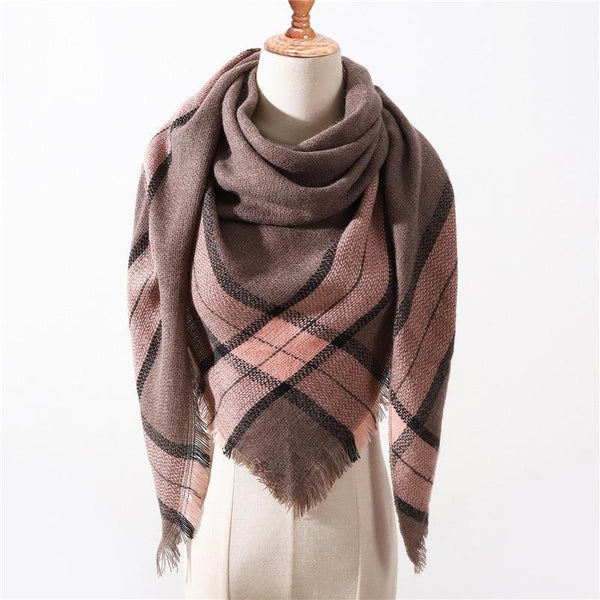 Spring Winter Triangle Scarf For Women