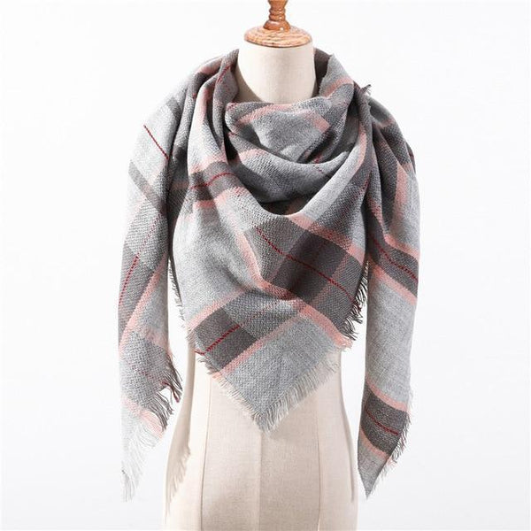 Spring Winter Triangle Scarf For Women
