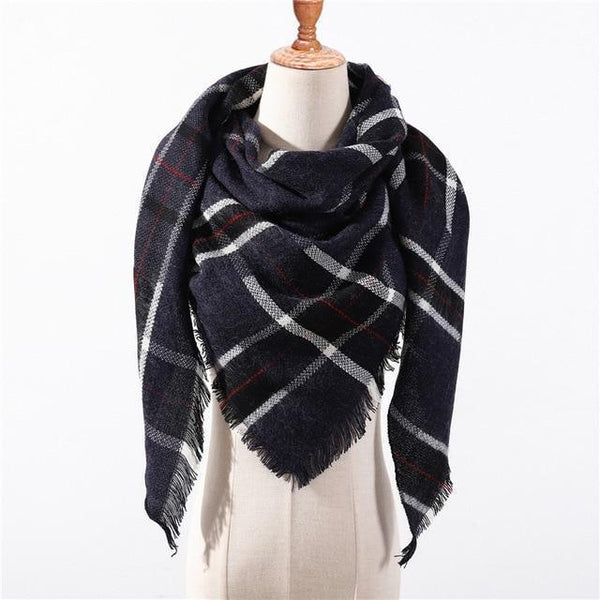Spring Winter Triangle Scarf For Women