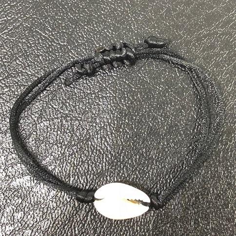 Seashell Hand Knit Bracelet